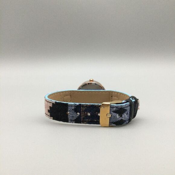 Canyon Sky Women's Watch 28mm Gold Tone Multi Color Woven Band Southwest NWOT - Picture 7 of 15